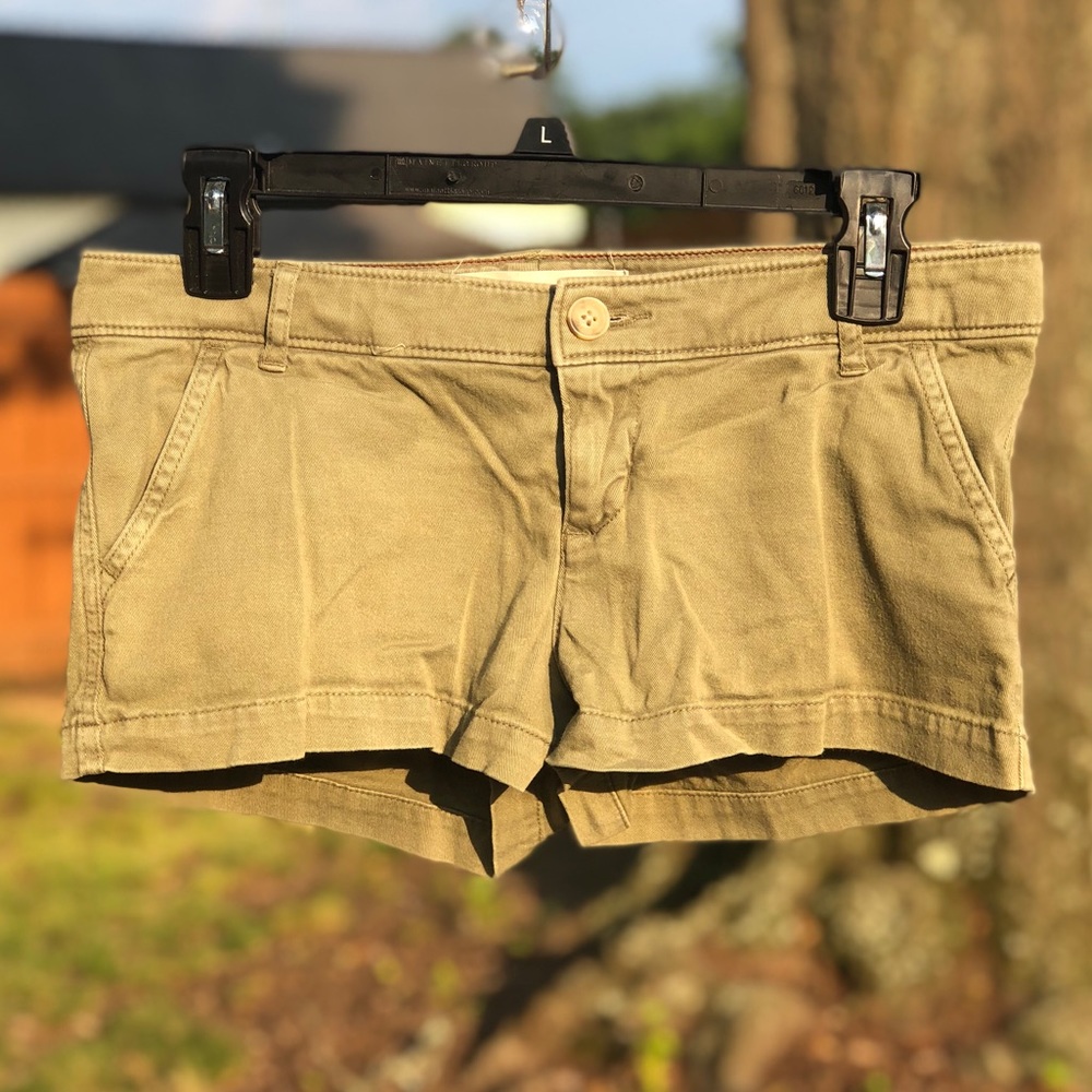 Hollister Green Shorts